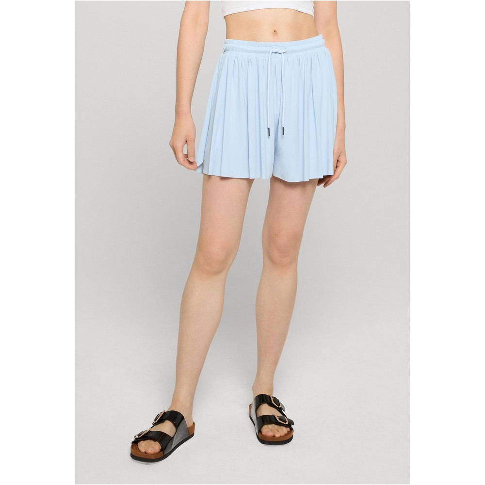 Urban Classics - Jersey Skort Pantalon court - Bleu